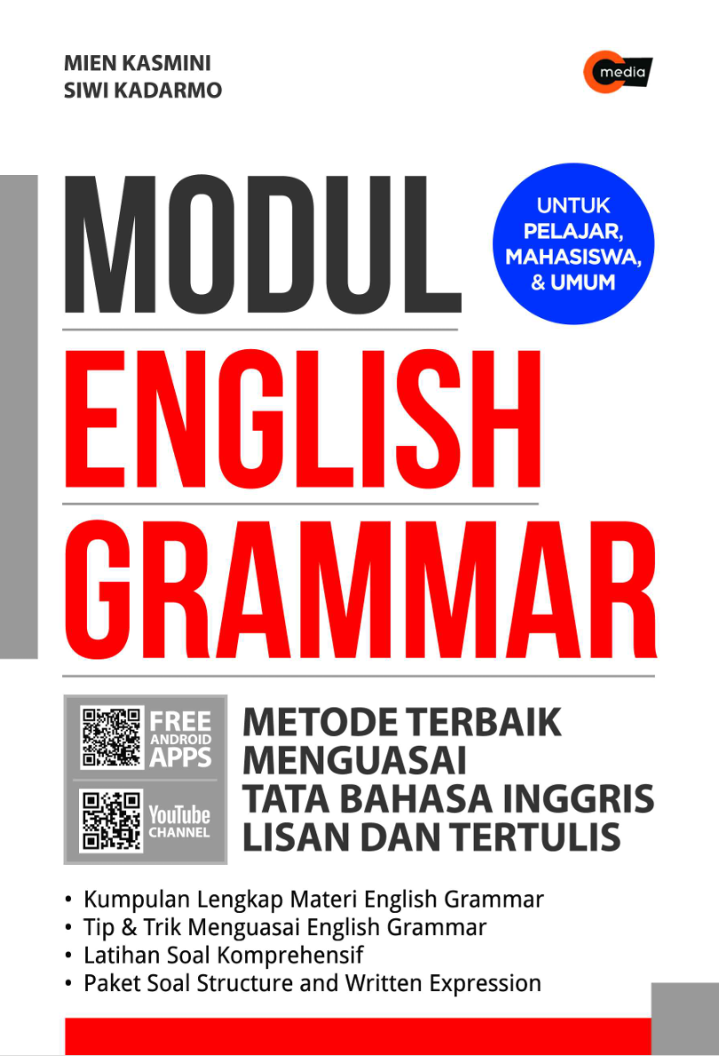 Cover Modul English Grammar Metode Terbaik Menguasai Tata Bahasa Inggris Lisan dan Tertulis
