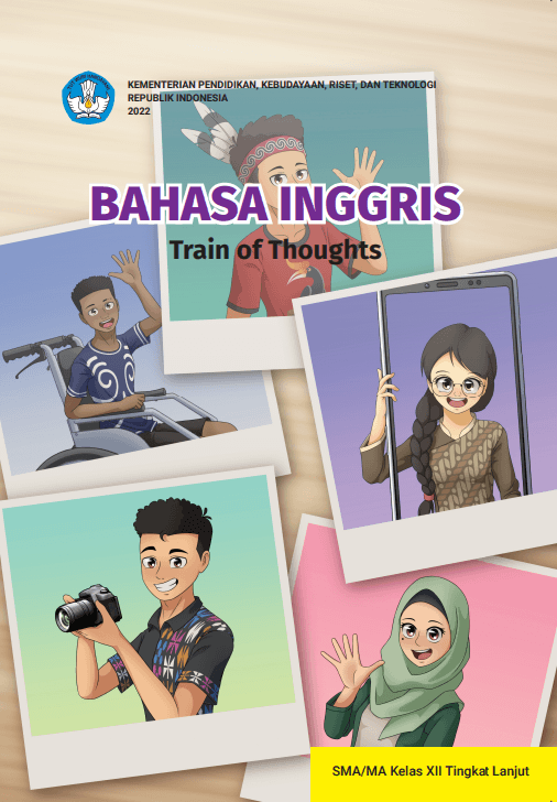 Cover Bahasa Inggris Tingkat Lanjut Train of Thoughts untuk SMA/MA Kelas XII